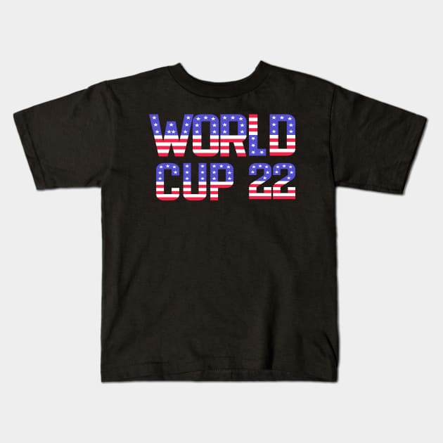 World Cup Qatar 2022 Kids T-Shirt by raeex